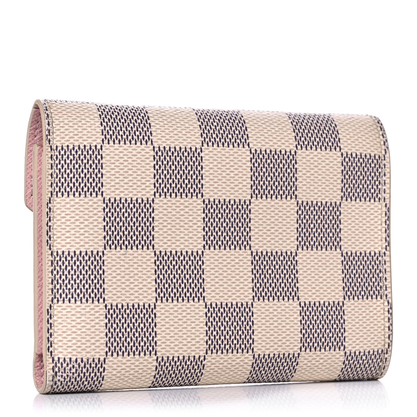 Damier Azur Victorine Wallet Rose Ballerine