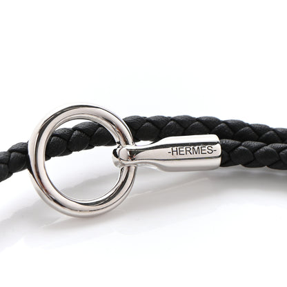 Hermes Swift Double Tour Glenan Bracelet T2 Black 6 of 6