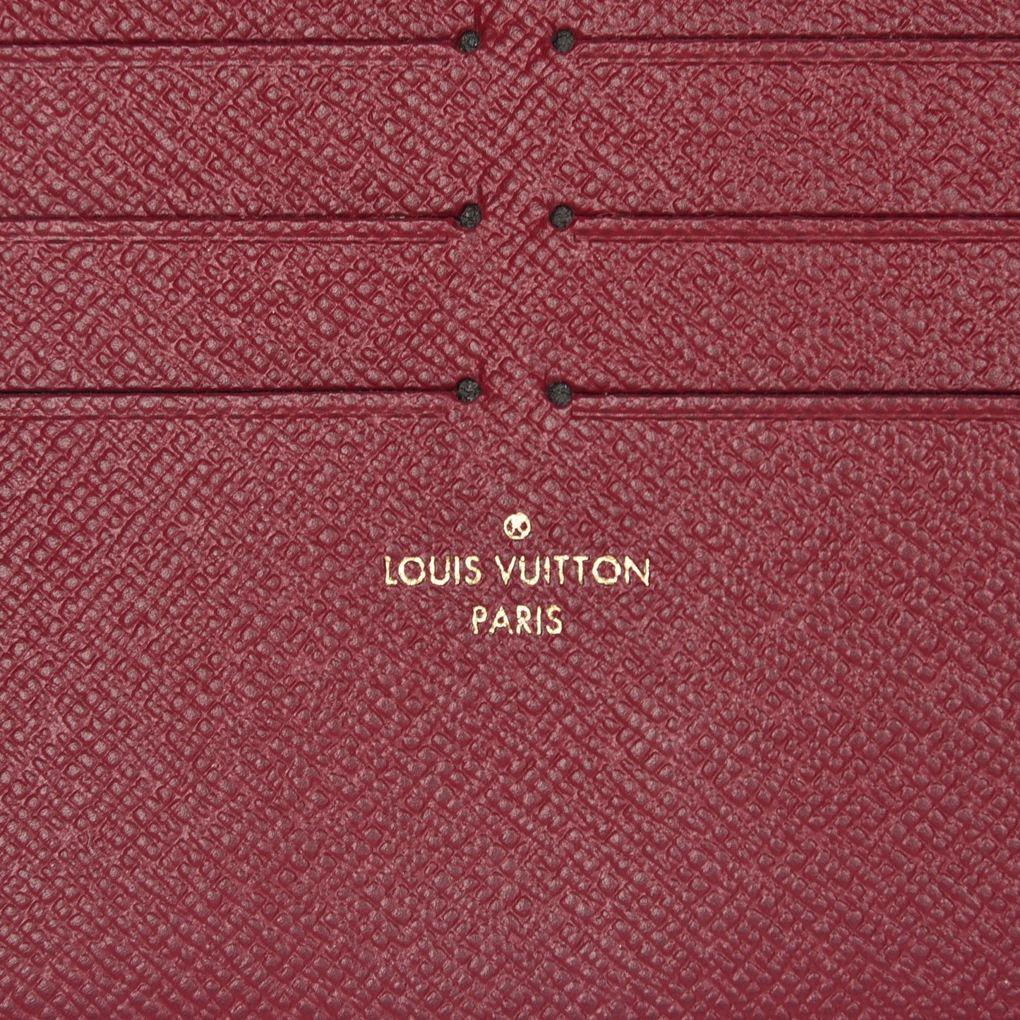 Calfskin Felicie Card Holder Insert Fuchsia