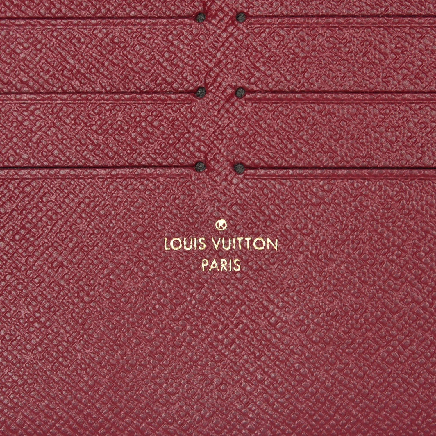 Louis Vuitton Calfskin Felicie Card Holder Insert Fuchsia 6 of 6