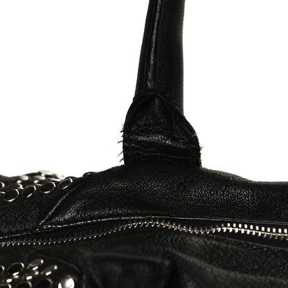 Saint Laurent Calfskin Studded Easy Sac Black 14 of 15