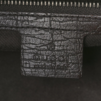 Gucci Monogram Bamboo Bullet Bag Dark Brown 6 of 12