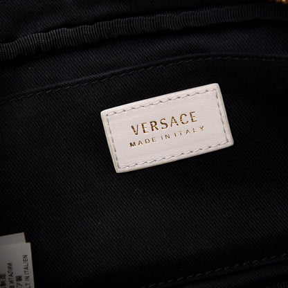 Versace Nappa Barocco Quilted Vanitas Medea Belt Bag White 8 of 12
