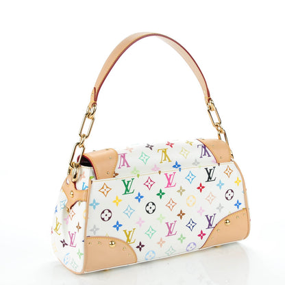 Louis Vuitton Monogram Multicolor Beverly MM White 3 of 7