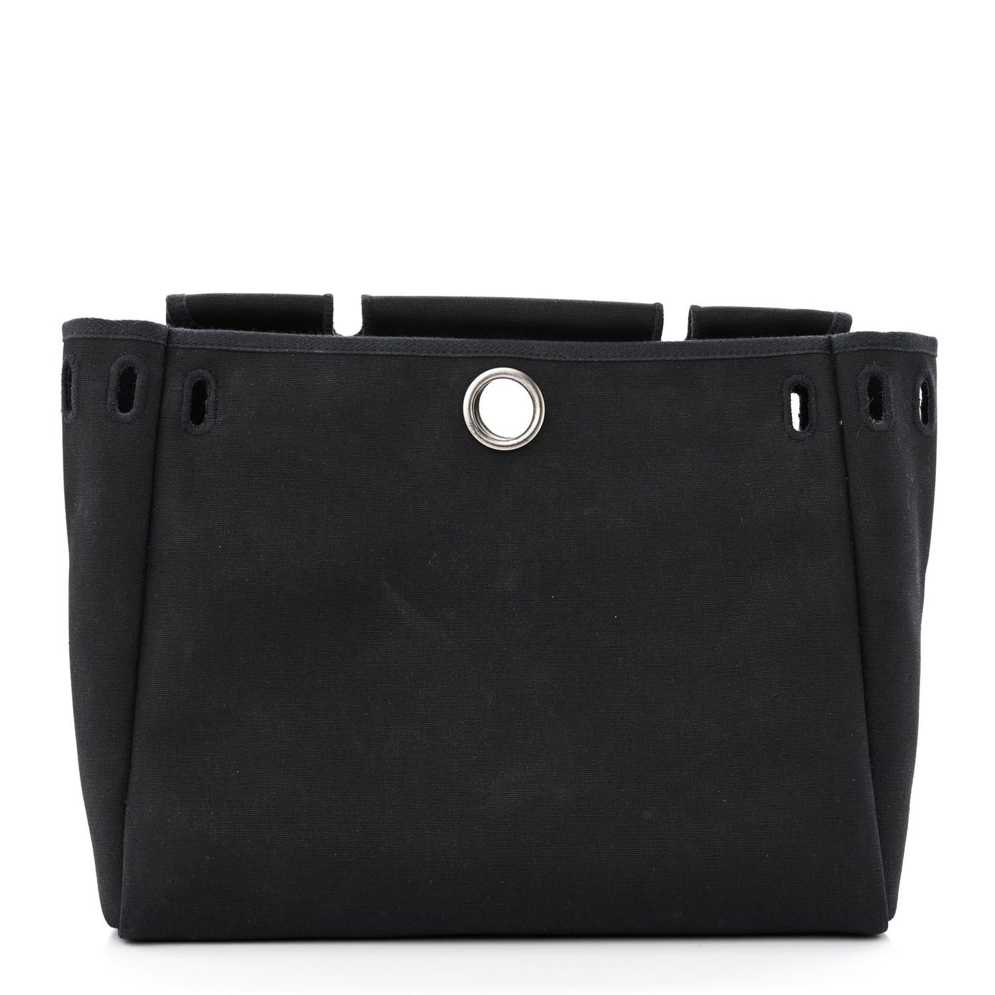 Toile Vache Calfskin Herbag 30 PM Ficelle Black