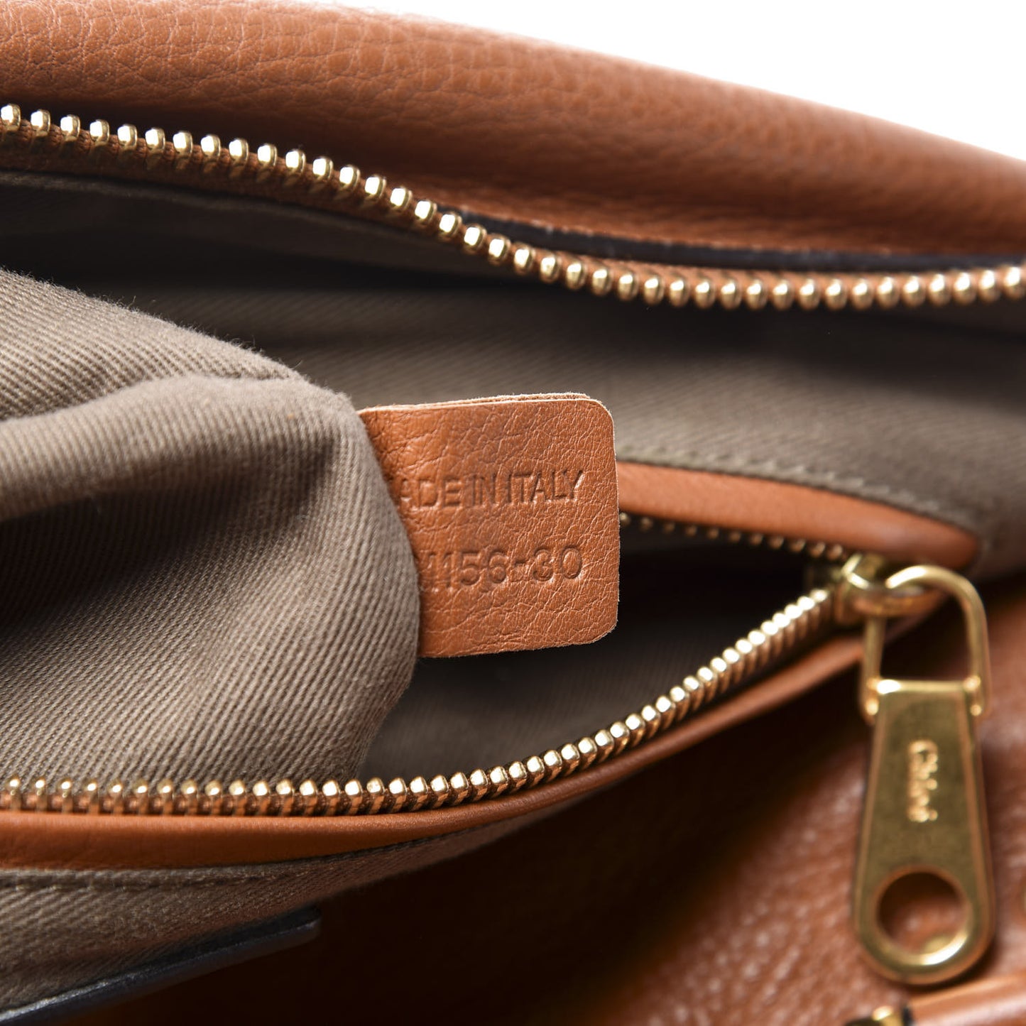 Calfskin Large Marcie Satchel Tan