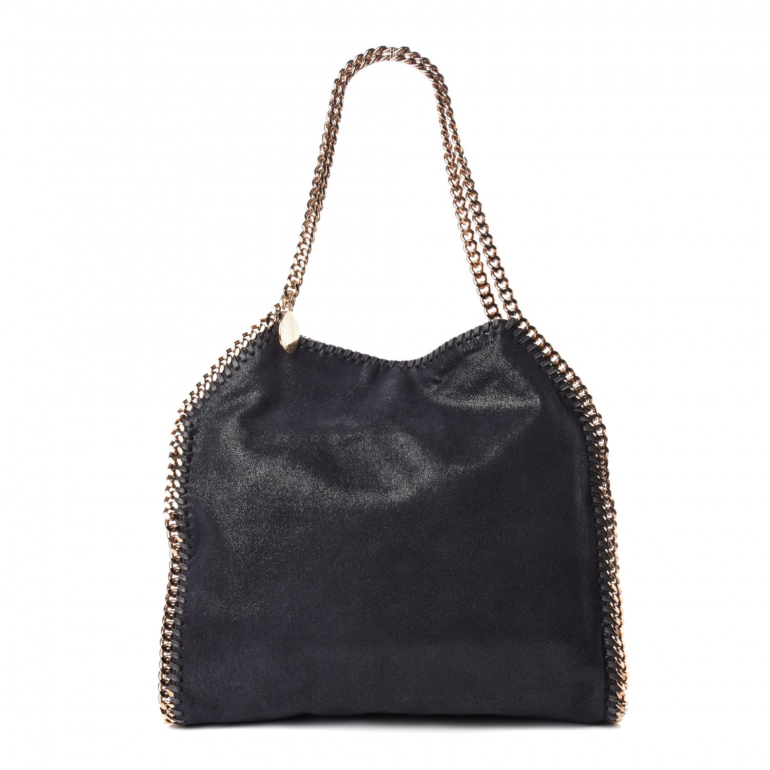 Stella McCartney Shaggy Deer Small Falabella Tote Navy 1 of 11