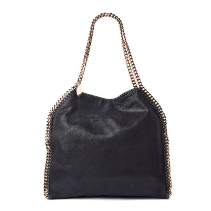 Stella McCartney Shaggy Deer Small Falabella Tote Navy 1 of 11