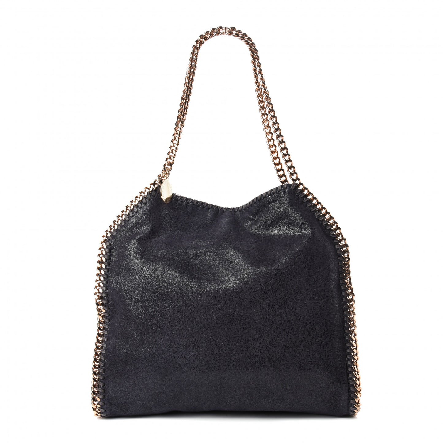 Shaggy Deer Small Falabella Tote Navy