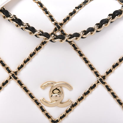 Chanel Lambskin Small Entwined Chain Flap White 10 of 11