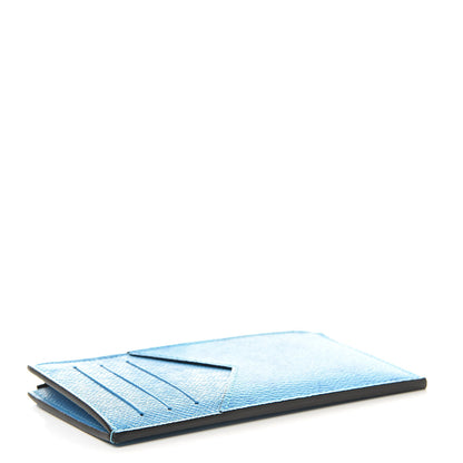 Louis Vuitton Taigarama Coin Card Holder Blue Lagoon 4 of 6