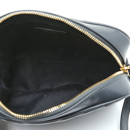 Saint Laurent Calfskin Matelasse Monogram Lou Camera Bag Dark Smog 8 of 12