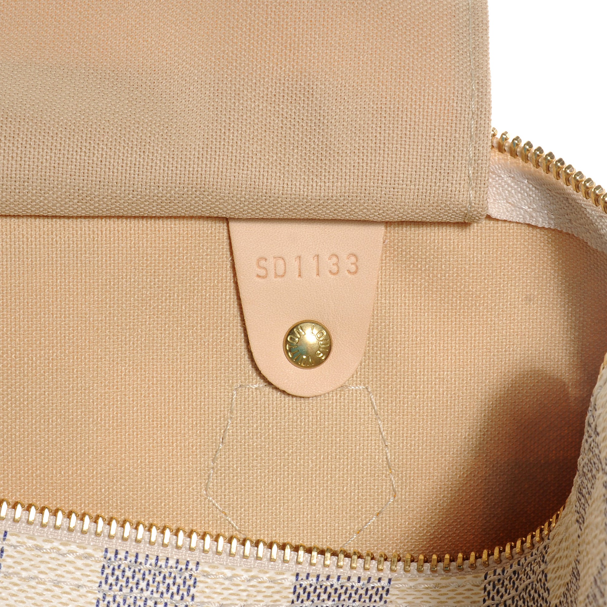 Louis Vuitton Damier Azur Speedy 30 6 of 9