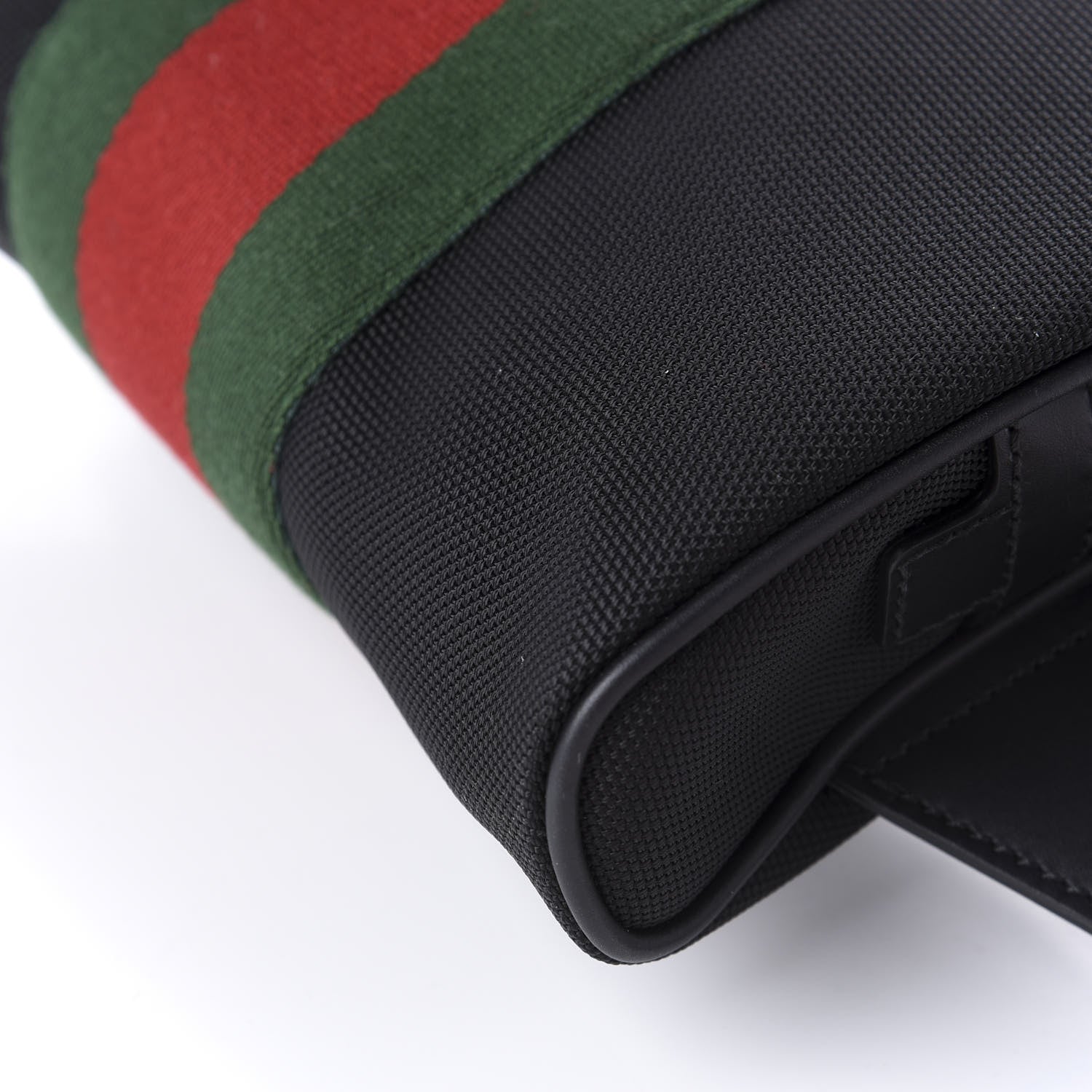Gucci Canvas Web Slim Belt Bag Black 7 of 10