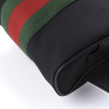 Gucci Canvas Web Slim Belt Bag Black 7 of 10