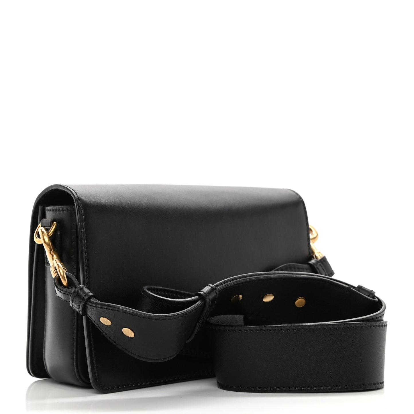 Smooth Calfskin Dio(r)evolution Flap Bag Black