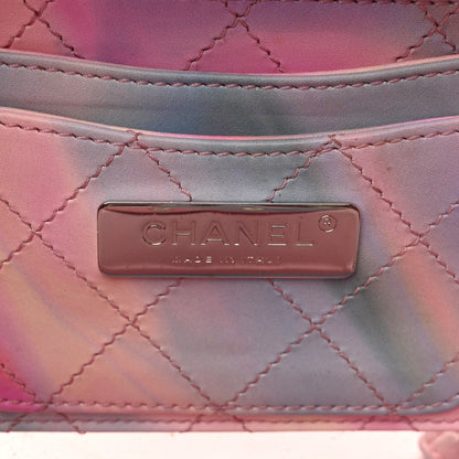 Chanel PVC Patent Calfskin Patent Lambskin Small CC Vanity Case Pink 6 of 31
