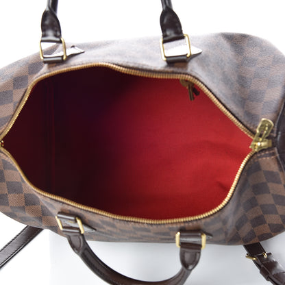 Louis Vuitton Damier Ebene Speedy Bandouliere 35 7 of 20