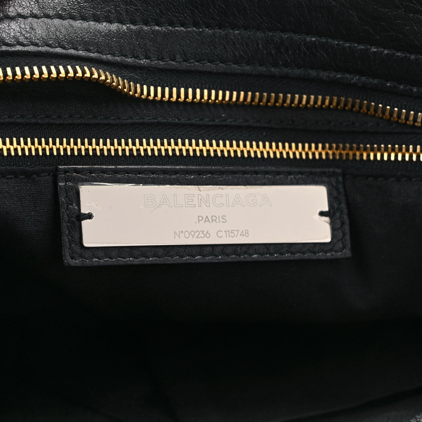 Agneau Classic Gold Hardware City Black