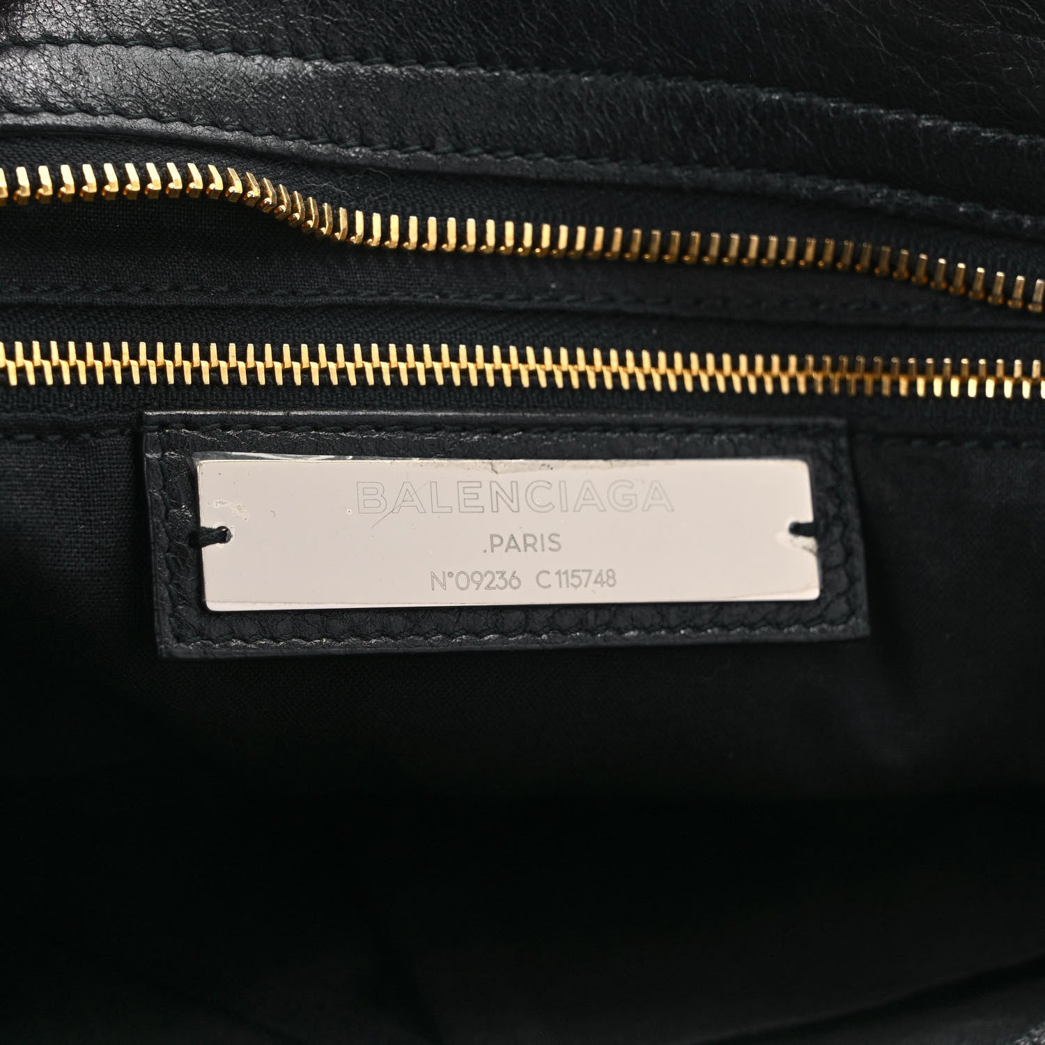 Balenciaga Agneau Classic Gold Hardware City Black 6 of 9