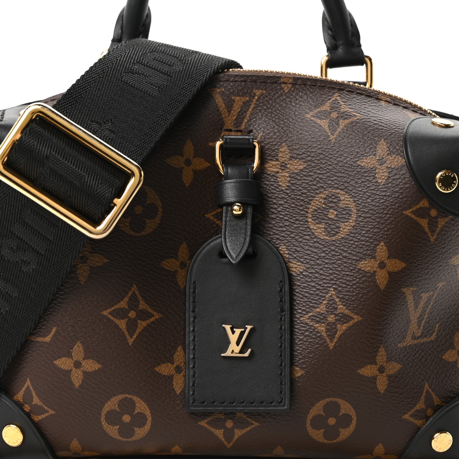 Louis Vuitton Monogram Petite Malle Souple Black 7 of 9
