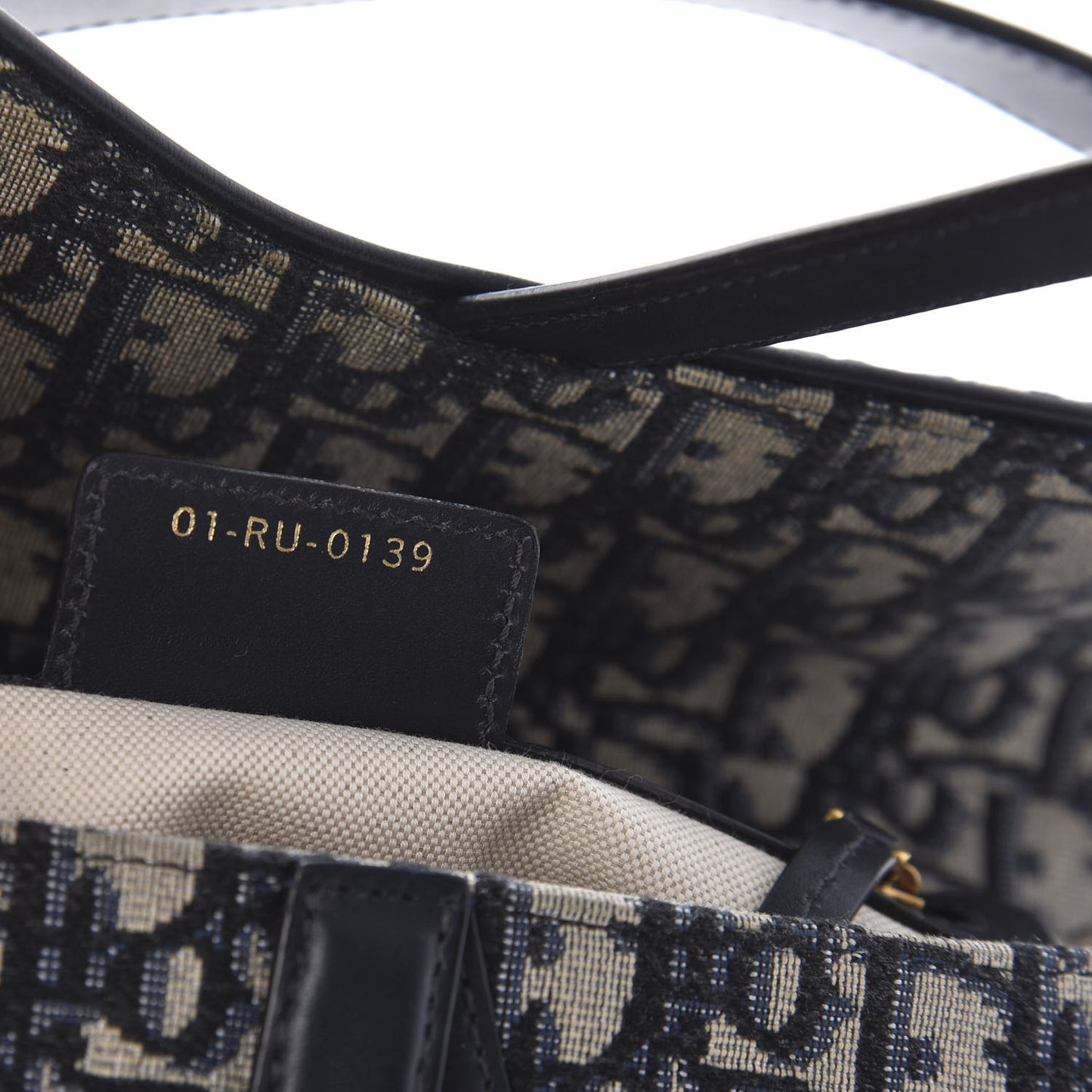 Oblique Saddle Bag Blue