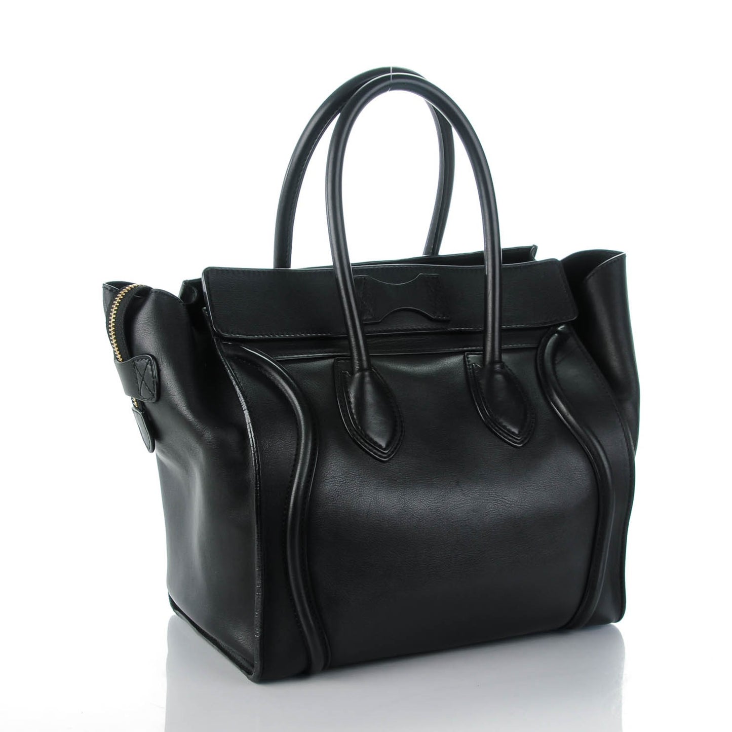 Smooth Calfskin Mini Luggage Black