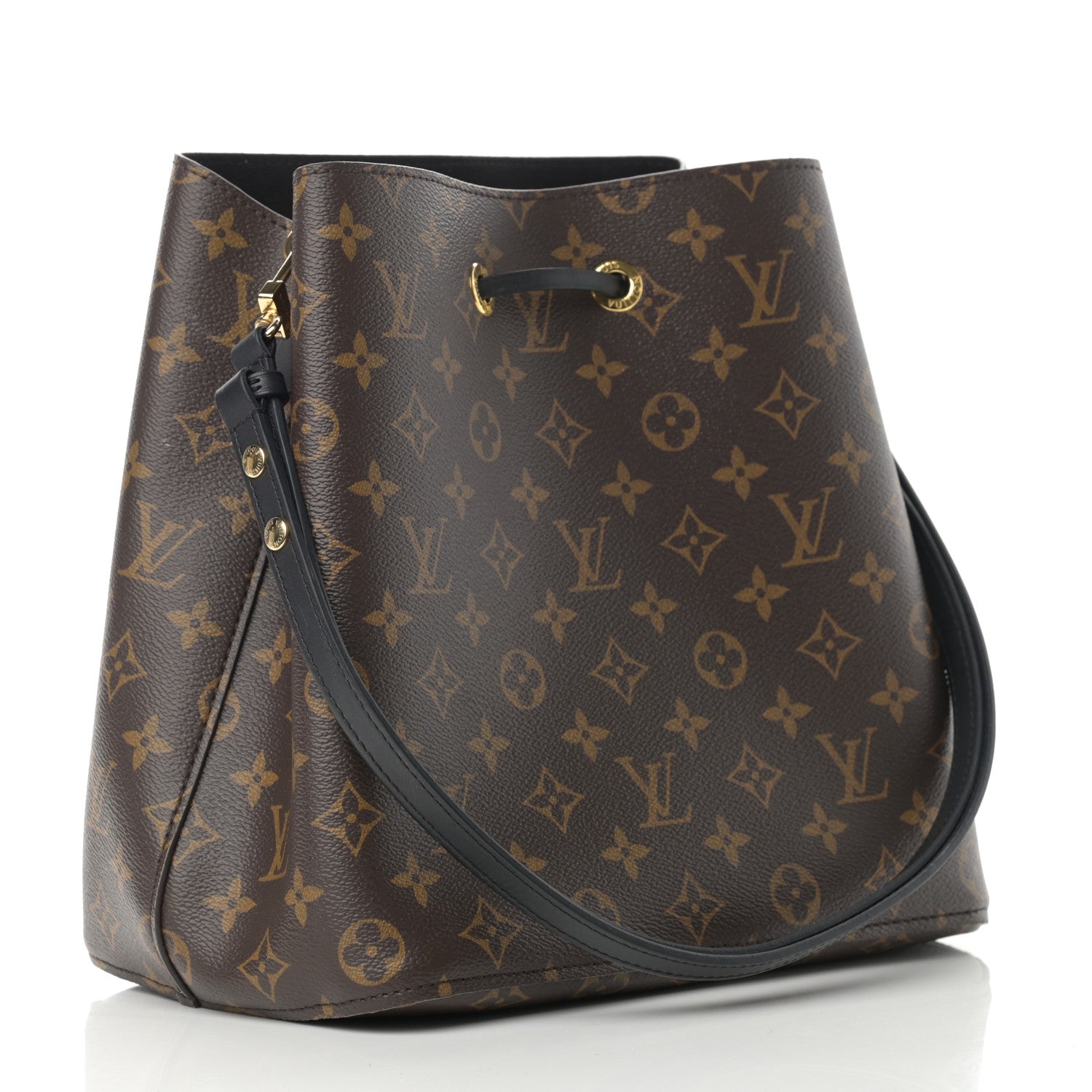 Louis Vuitton Monogram Neonoe MM Black 3 of 11