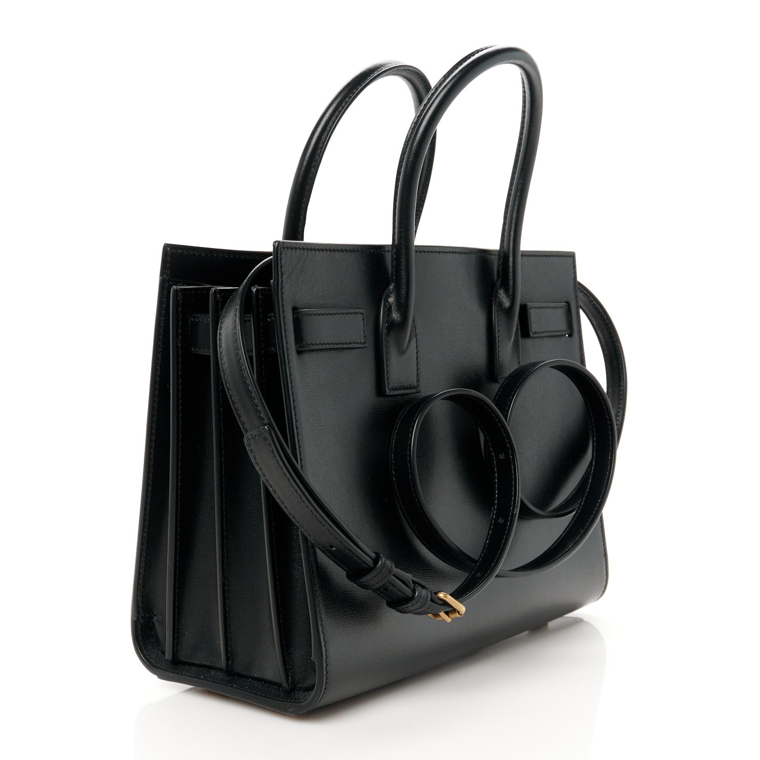 Saint Laurent Calfskin Baby Sac De Jour Black 3 of 10
