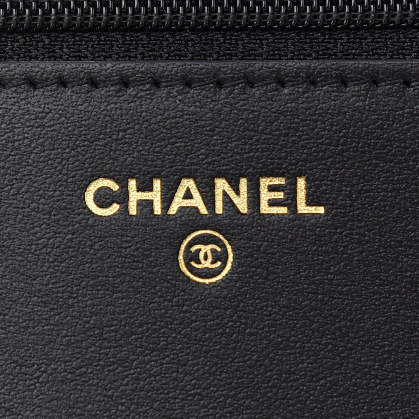 Caviar Quilted Boy Wallet On Chain WOC Black