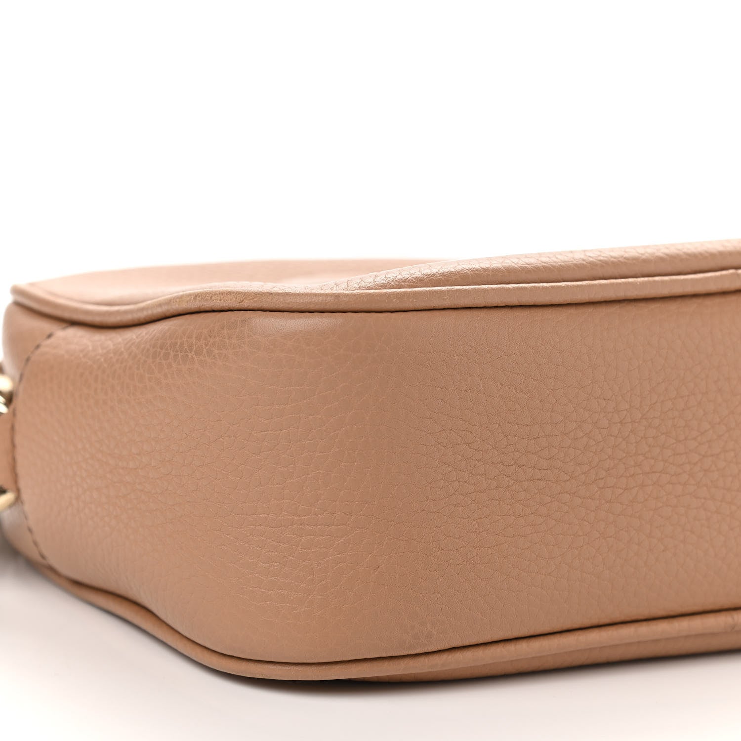 Gucci Pebbled Calfskin Small Soho Disco Bag Camelia 16 of 17