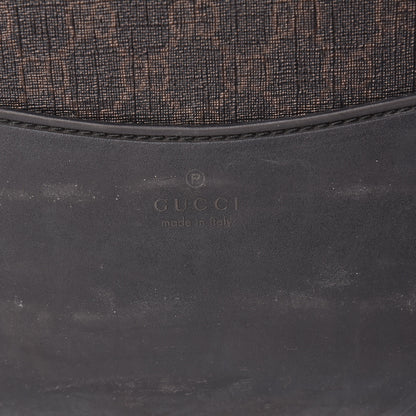 Gucci GG Supreme Monogram Four Wheel Carry On Suitcase Dark Brown 25 of 46