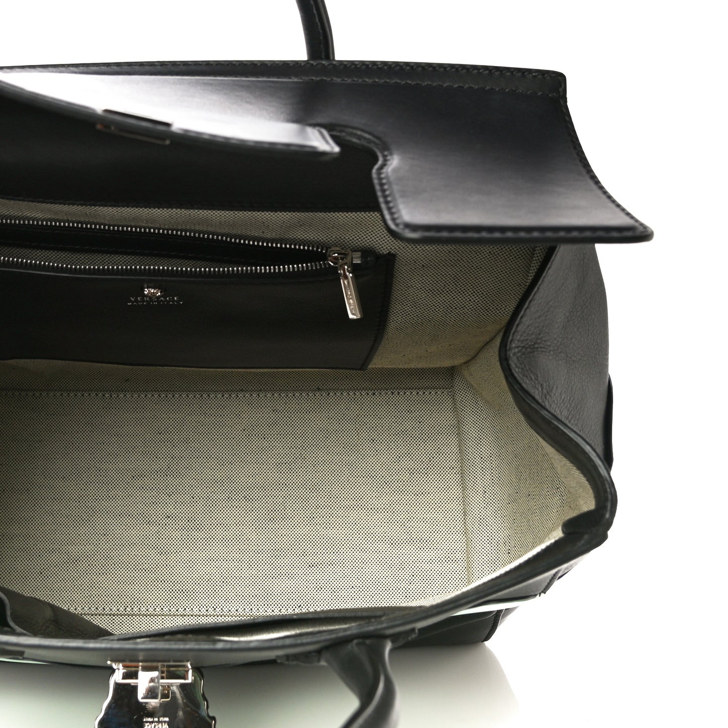 Calfskin Large Palazzo Empire Bag Black Multicolor
