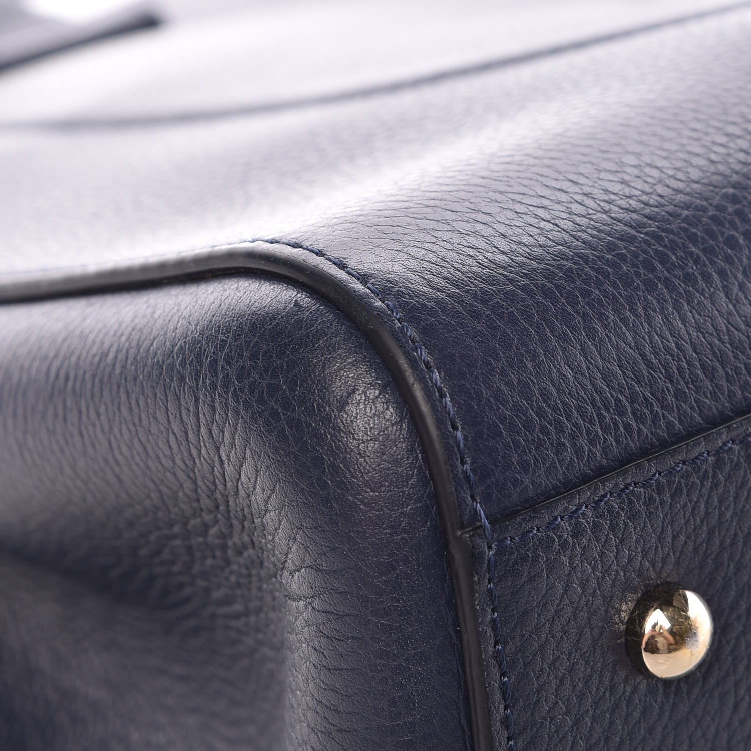 Chanel Grained Calfskin Medium Neo Executive Shopper Tote Dark Blue 11 of 14