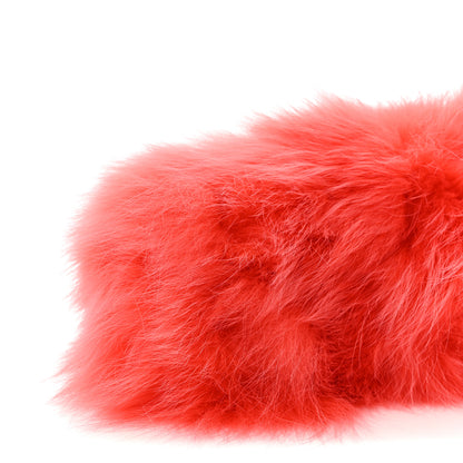 Fendi Fox Fur Shiny Nappa Small Fendi First Papavero 9 of 11