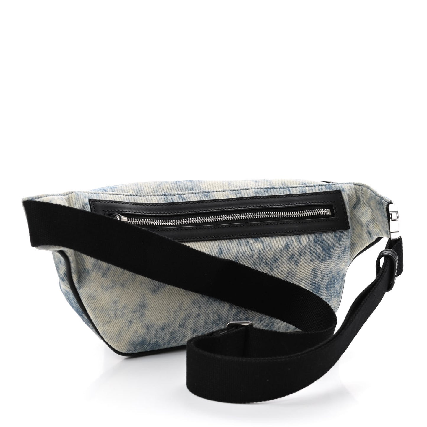 Denim Grunge Belt Bag Faded Blue