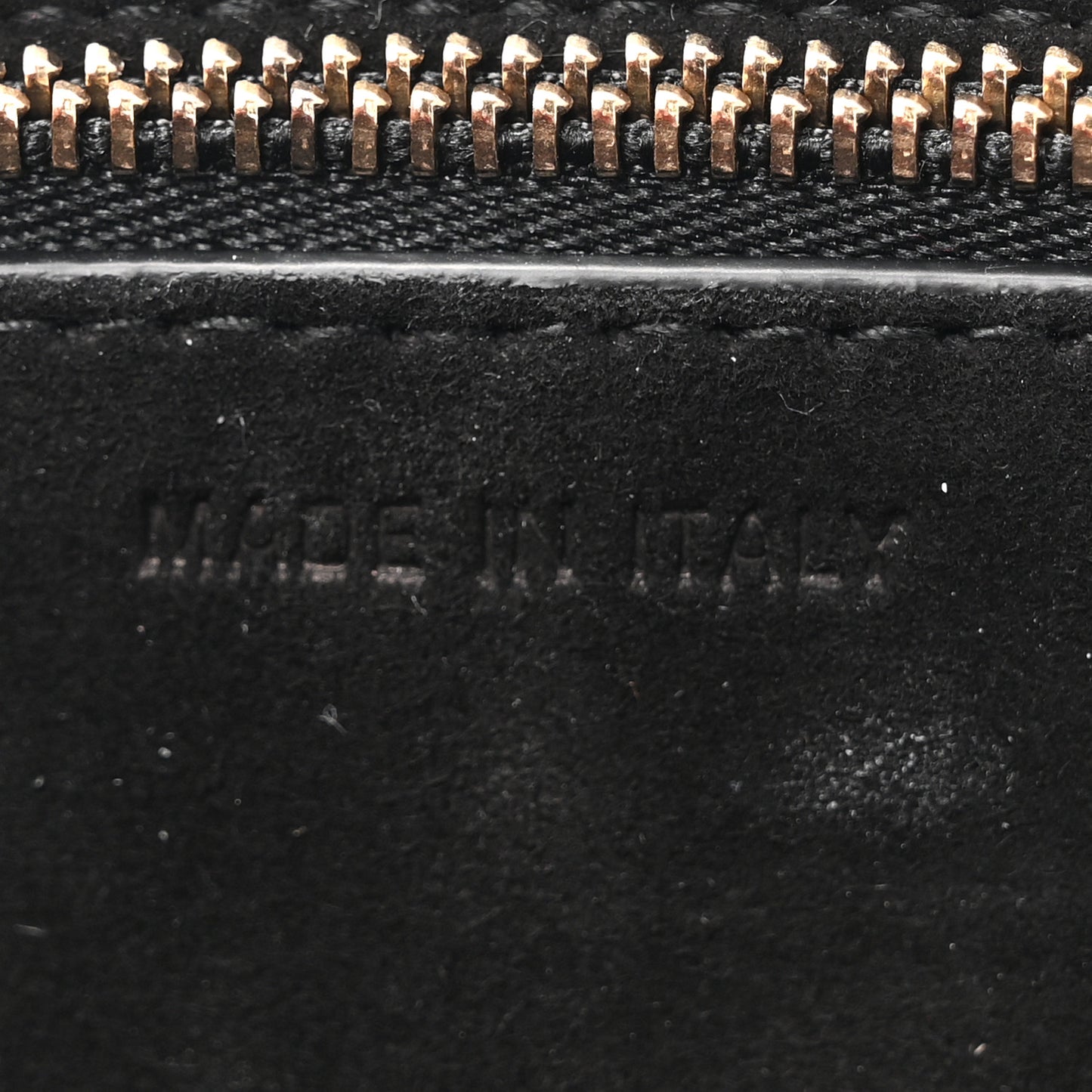 Grained Calfskin Saddle Belt Bag Black