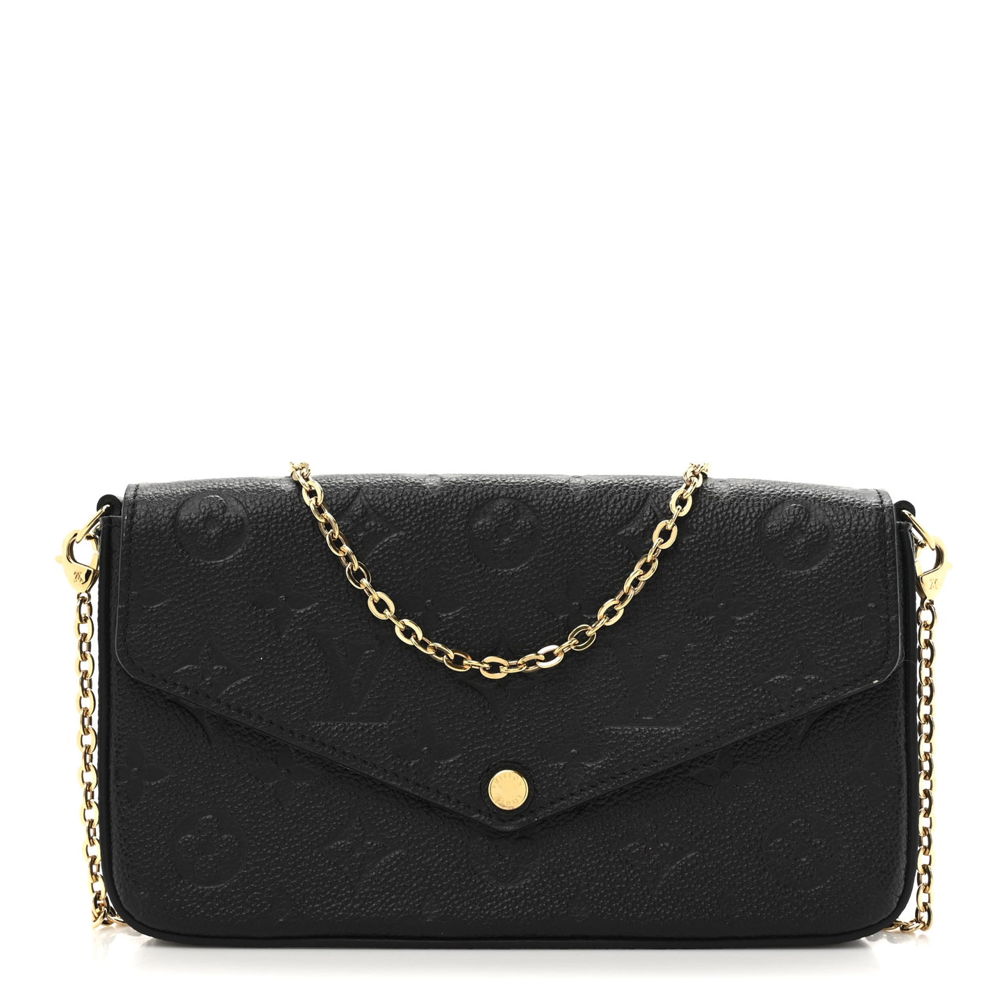 Empreinte Pochette Felicie Chain Wallet Black