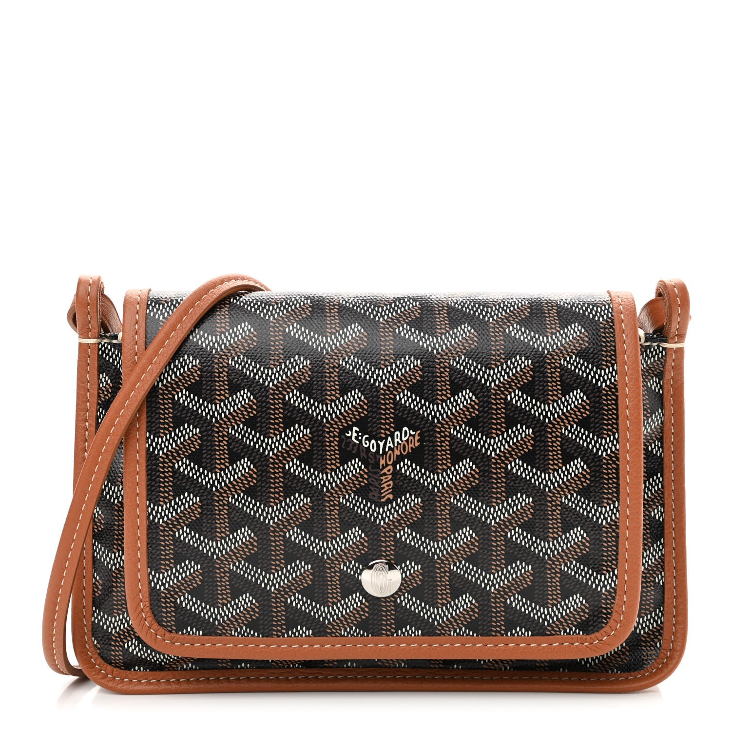 Goyard Goyardine Plumet Wallet Clutch Black Gold 1 of 11