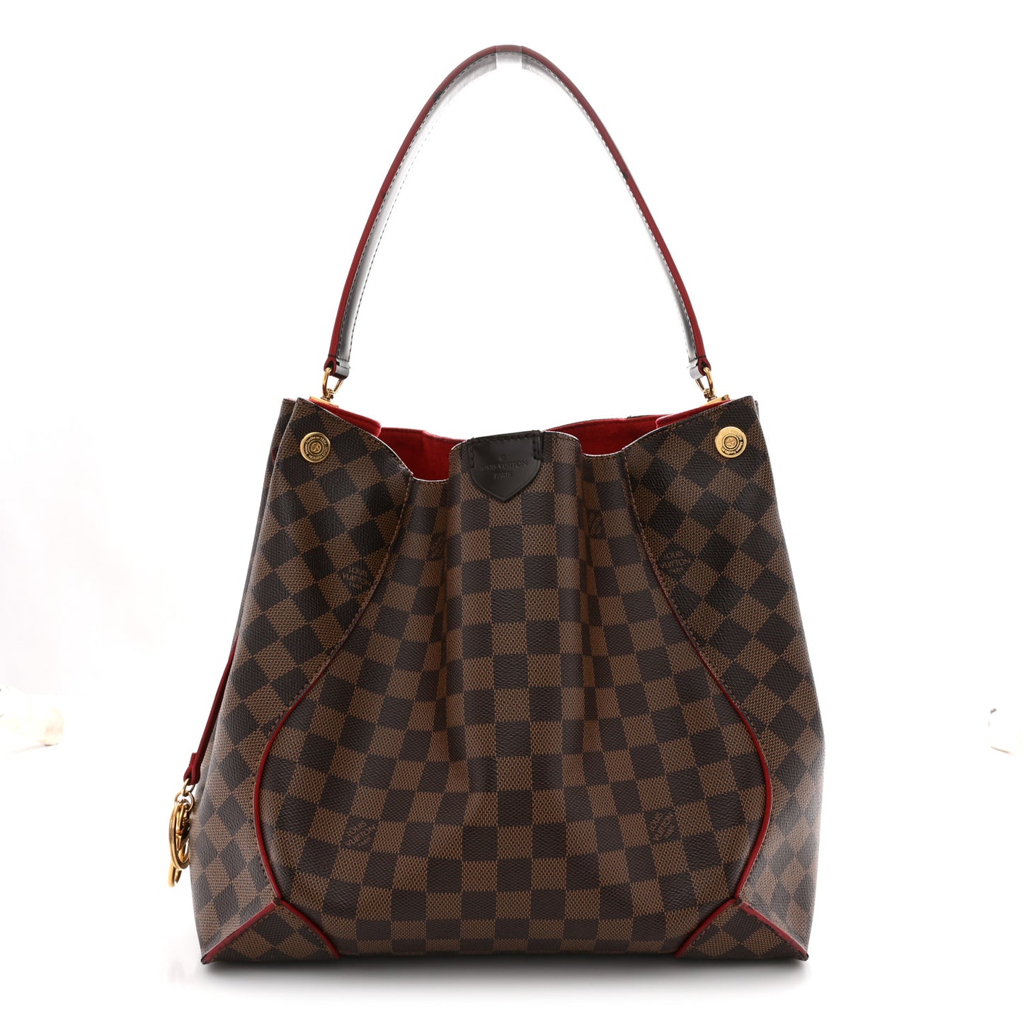 Damier Ebene Caissa Hobo Cherry