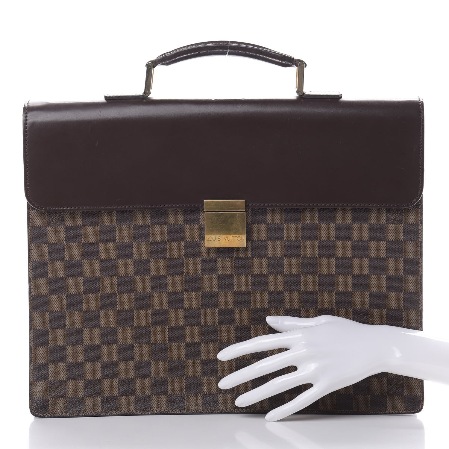 Louis Vuitton Damier Ebene Altona PM Briefcase 2 of 16