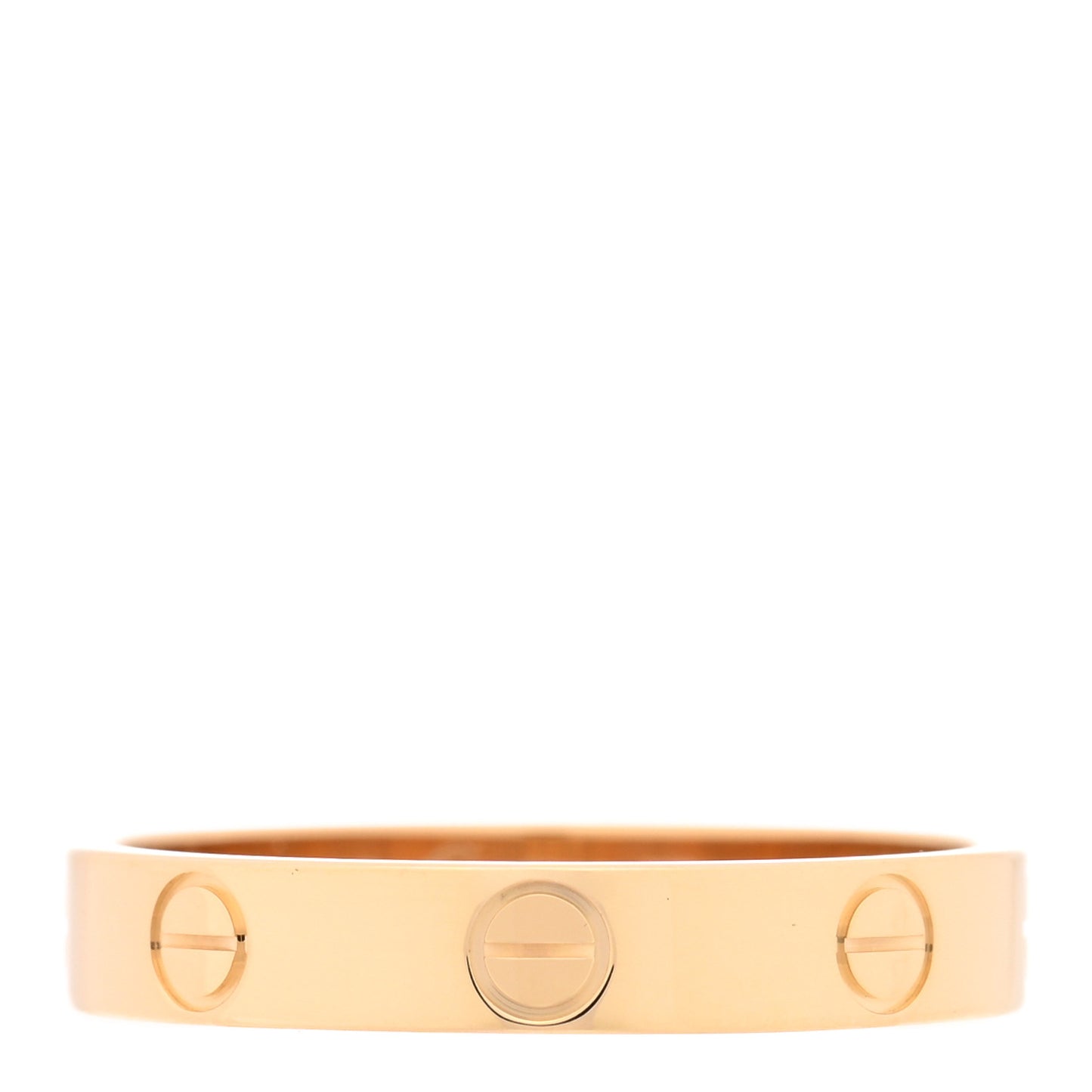 18K Yellow Gold 3.5mm LOVE Wedding Band Ring 57 8