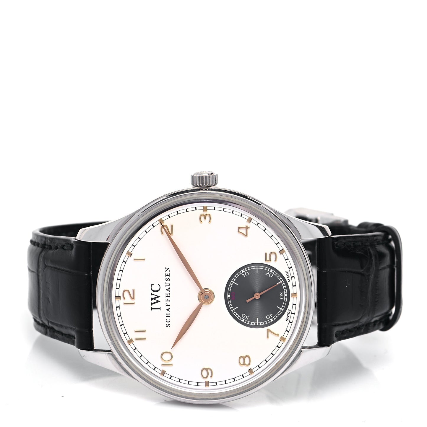 Stainless Steel Alligator 44mm Portugieser Manual Winding Watch IW545405