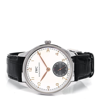 IWC Stainless Steel Alligator 44mm Portugieser Manual Winding Watch IW545405 2 of 6