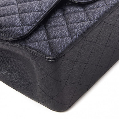 Chanel Caviar Quilted Jumbo Double Flap Black 6 of 11
