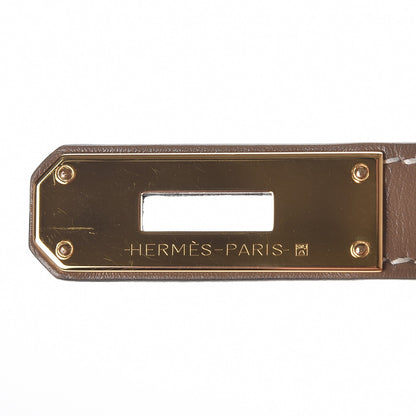 Hermes Tadelakt Kelly Retourne 28 Etoupe 16 of 36