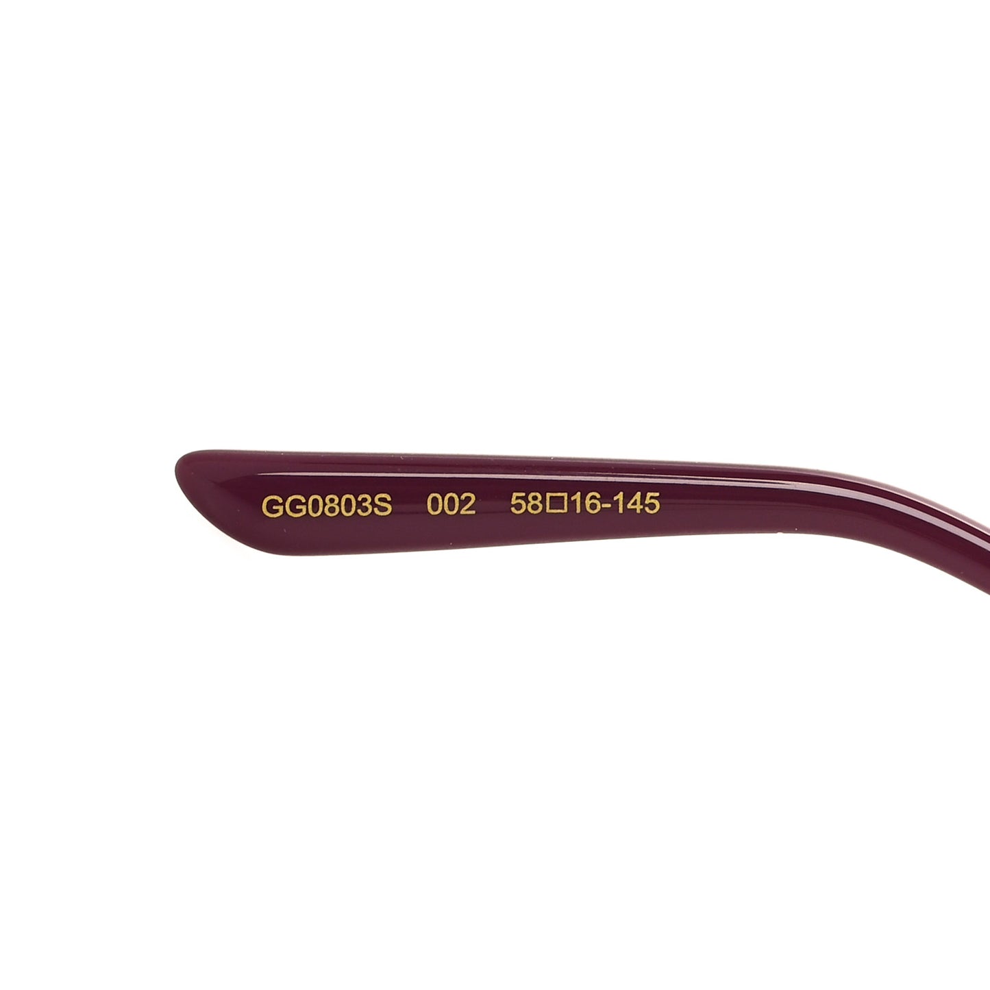 Cat Eye Logo Sunglasses GG0803S Gold