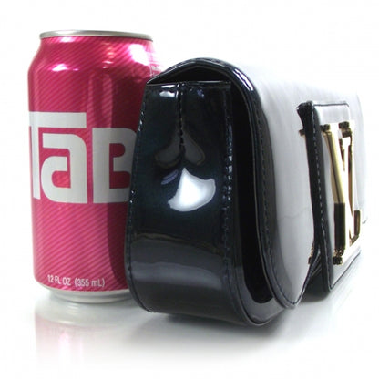 Louis Vuitton Patent Sobe Clutch Blue Nuit 3 of 7