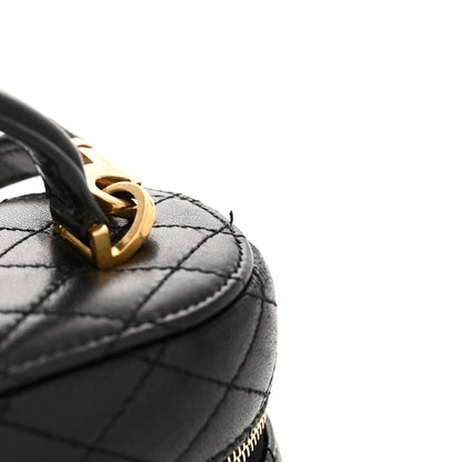 Saint Laurent Lambskin Quilted Mini Gaby Vanity Case Black 13 of 13