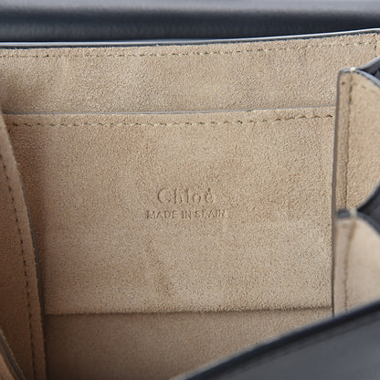 Chloe Suede Calfskin Mini Faye Bracelet Bag Black 4 of 7